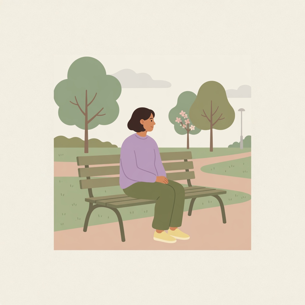 one person; alone