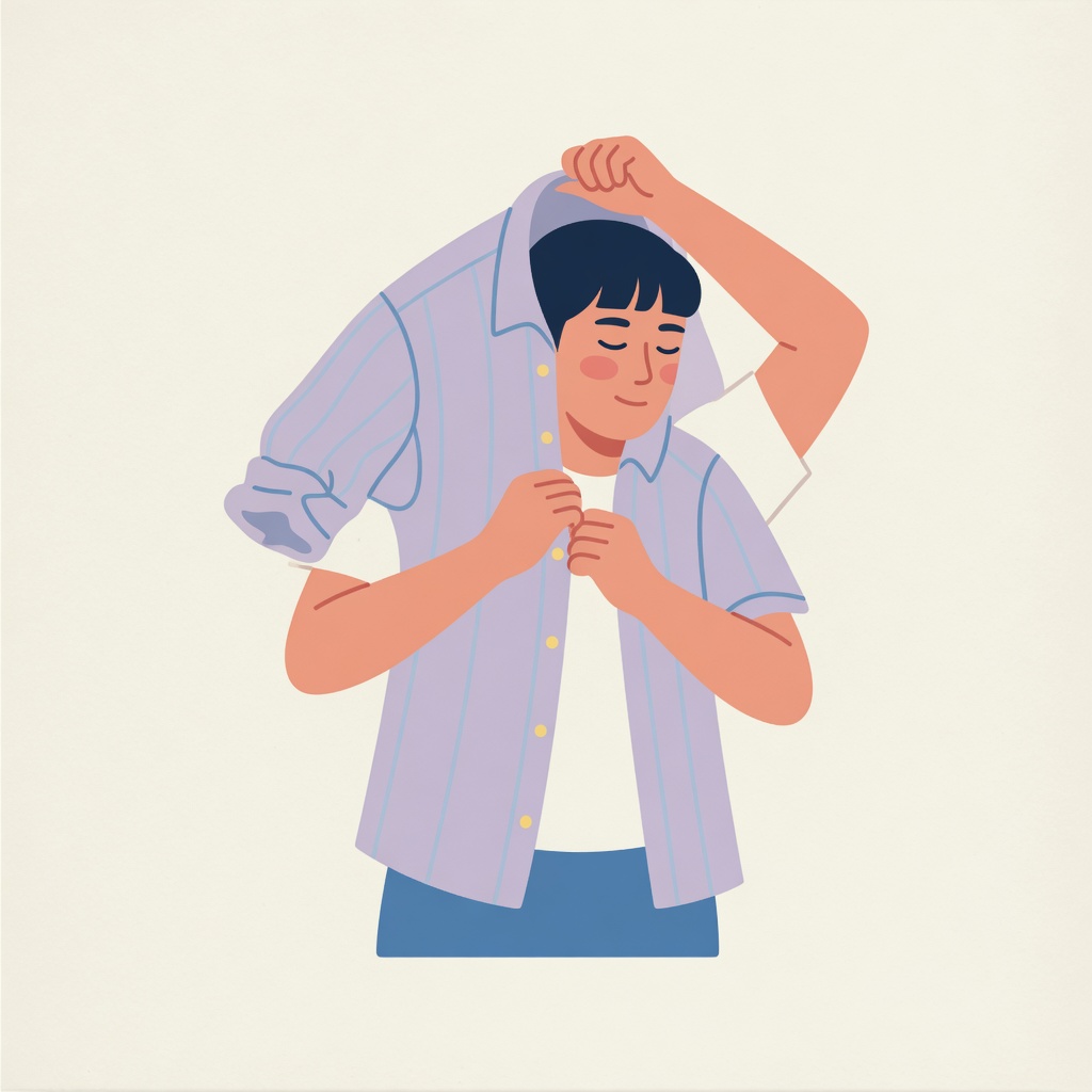 to wear (upper body)